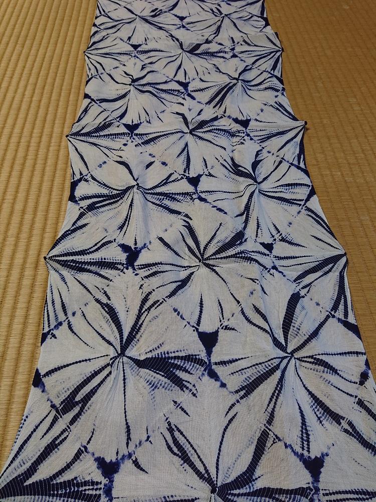 手蜘蛛絞り　手ぬぐい