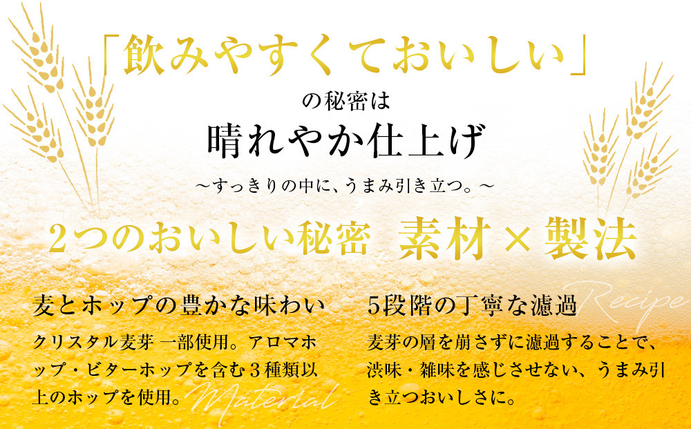 【定期便3回】アサヒ　クリアアサヒ　350ml　24本
