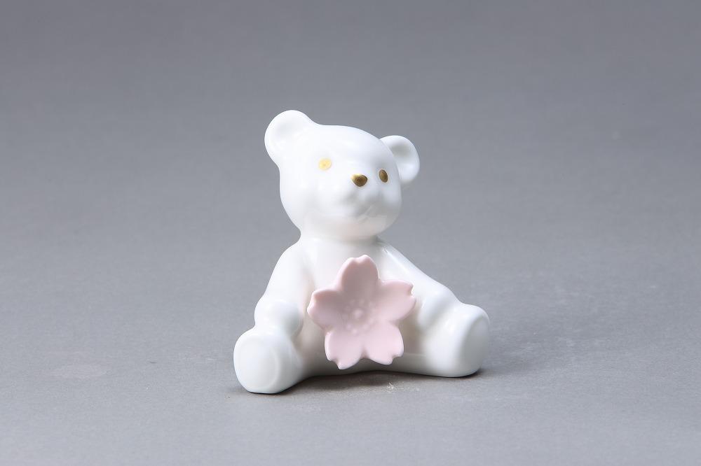 ノリタケの森ベアシリーズ　桜ベア　M041　K128