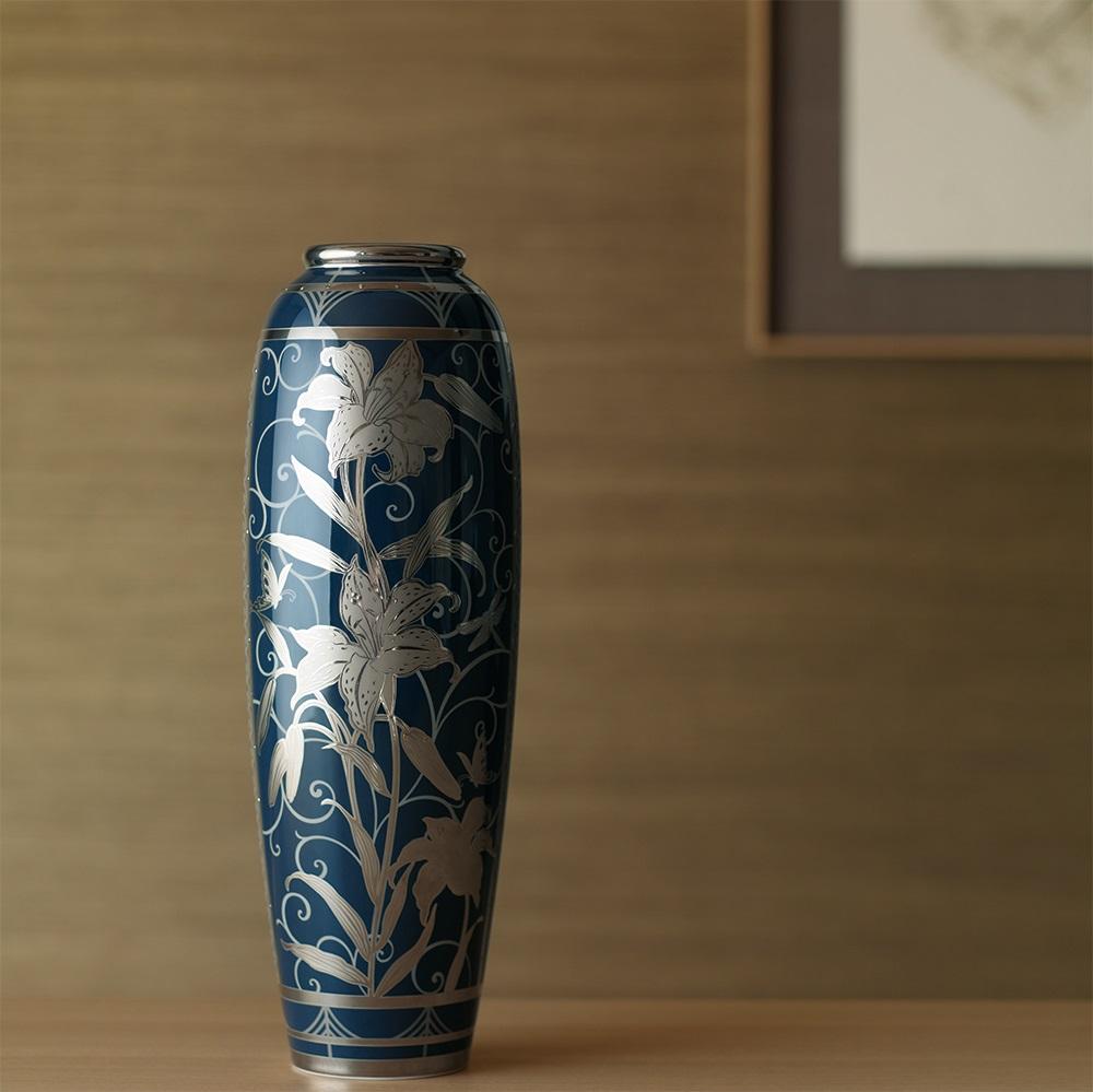 花銀彩百合/花生 砲弾型　4697J/52932