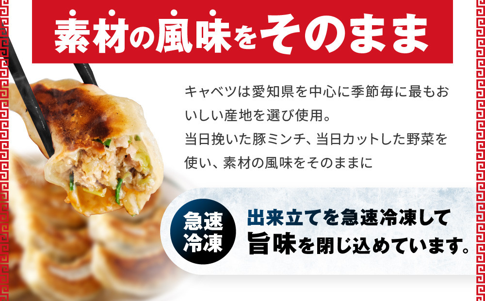 50年餃子　元祖肉餃子＆野菜増し肉餃子 各種40個入り