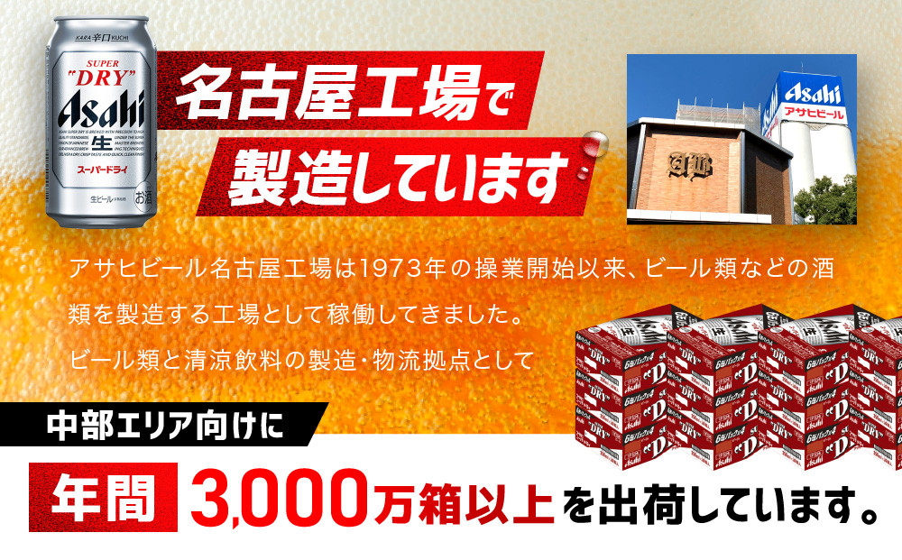 アサヒ　スーパードライ缶350ml×24本　