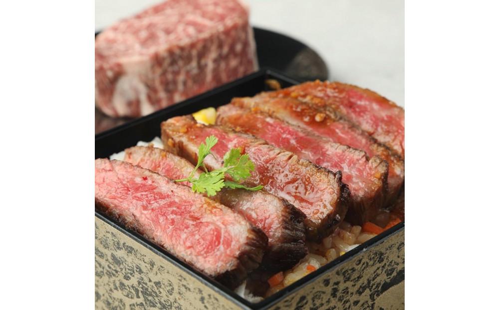 炭火焼熟成ステーキ重・カルビ重