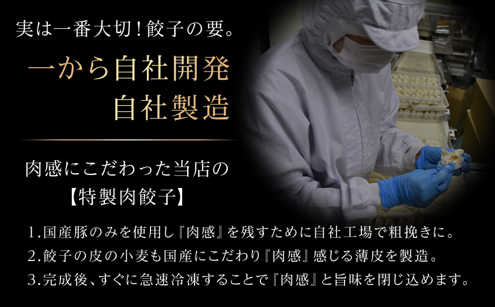 下町の空　自家製肉餃子　180個