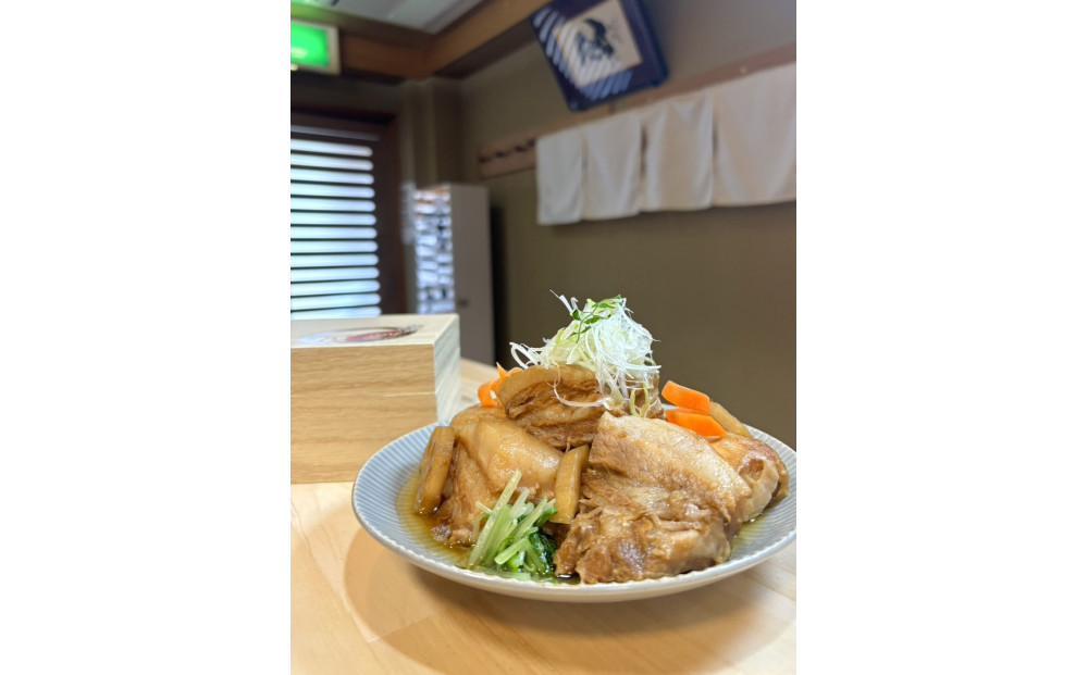 豚の角煮亭 ぶた路 角煮2種盛定食　利用券2枚