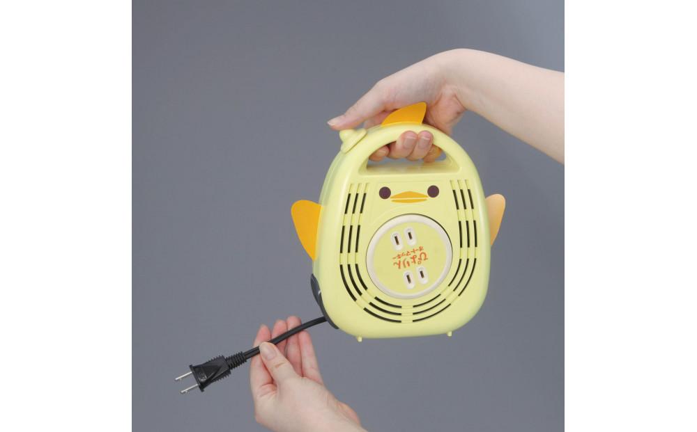 屋内用ホームリール ぴよりんオートマッキー 電線5ｍ自動巻き AM-051PY