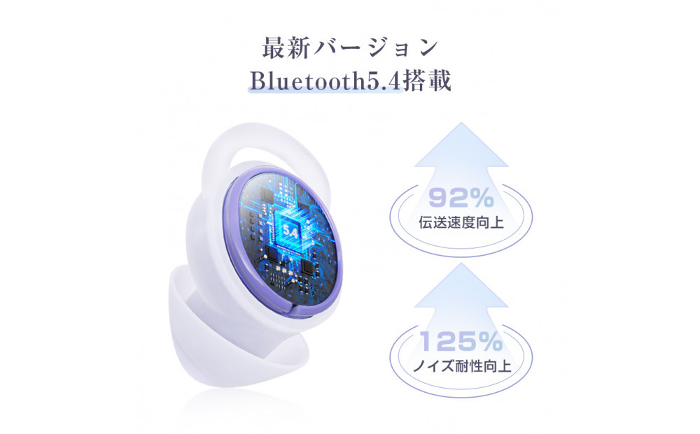 【昼夜兼用イヤホン】 寝ホン 2025年 最新型 睡眠用イヤホン＜ホワイト＞ ワイヤレス Bluetooth5.4 寝ながらイヤホン 軽量 超小型 カナル型 左右分離型 遮音 ノイズキャンセリング 高音質 ハンズフリー 通話可 コンパクト 耳にフィット 快眠グッズ 自動ペアリング 90日安心保証付き 