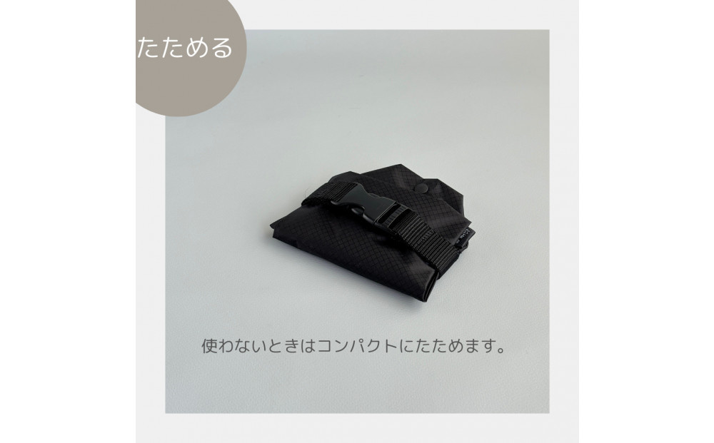 【黒】外付け折りたたみ傘ケース 傘ホルダー　折りたたみ傘カバー