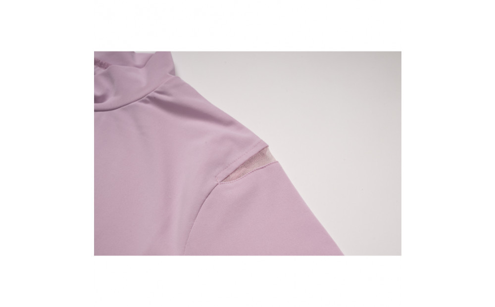 BUNCUREY　ゴルフウェア　半袖モックネック（BL23SS-02-508）ピンク／サイズ0