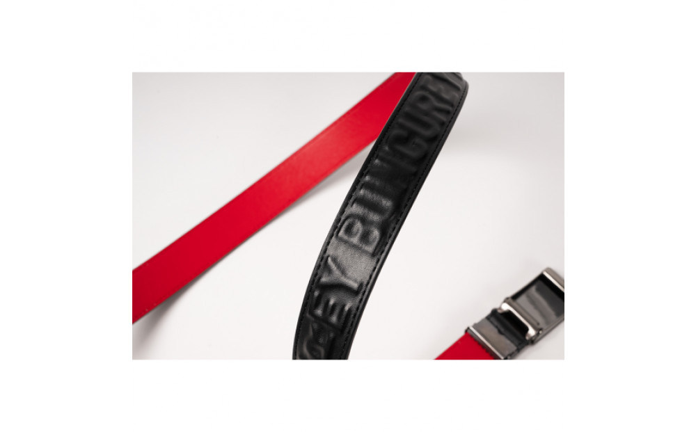 BUNCUREY　ローラーバックルベルト（BM23SS-08-023）〈ホワイト〉