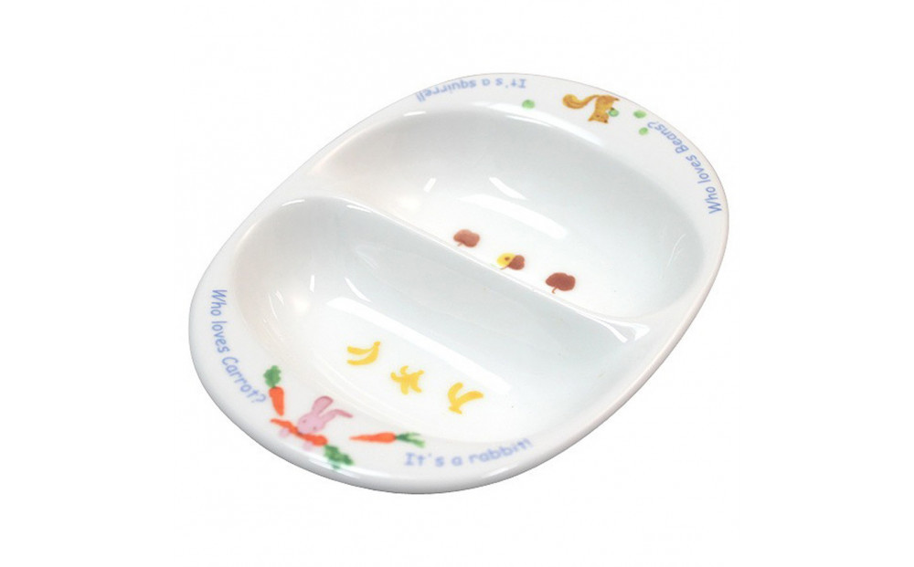 ナルミ みんなでたべよっ！ 離乳皿 14cm 40433-3322