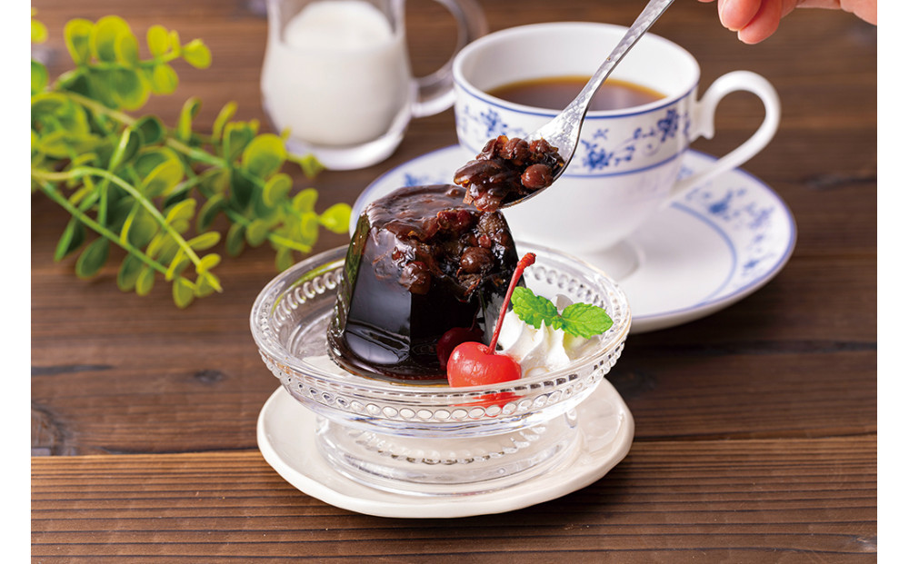 「ボンタイン珈琲」　炭焼き珈琲寒天ぜんざい　8個入り