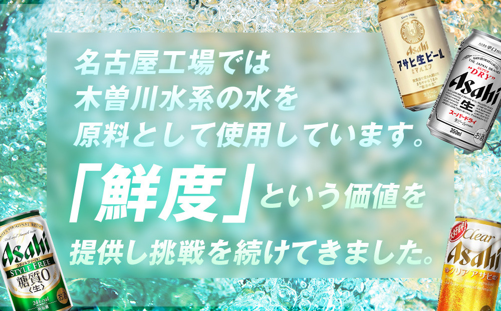 アサヒ生ビールマルエフ350ml缶　24本入　4ケース