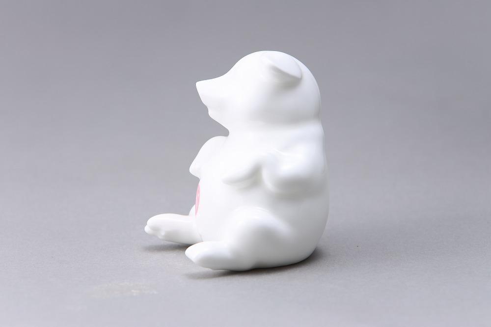 ノリタケの森フィギュア　幸せの子ブタ 立ちぶた　M063　K180