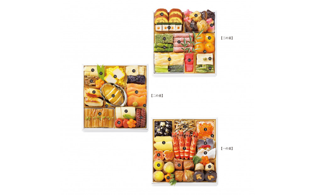 【12/30発送】【松坂屋名古屋店おすすめ！】大丸・松坂屋特別企画　大原千鶴監修　和風三段　口福おせち
