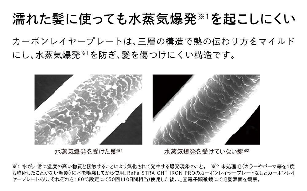 ReFa STRAIGHT IRON PRO【ブラック】 | リファ ストレートアイロン プロ 海外対応  1年保証 ヘアアイロン コテ 艶 美容師 プレゼント ギフト ヘアケア 傷まない 人気 おすすめ 愛知県 名古屋市