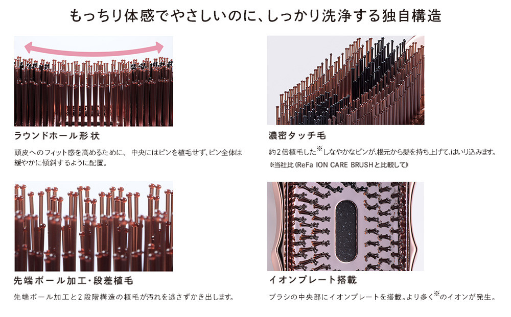 【ブラック】リファイオンケアブラシプレミアム
