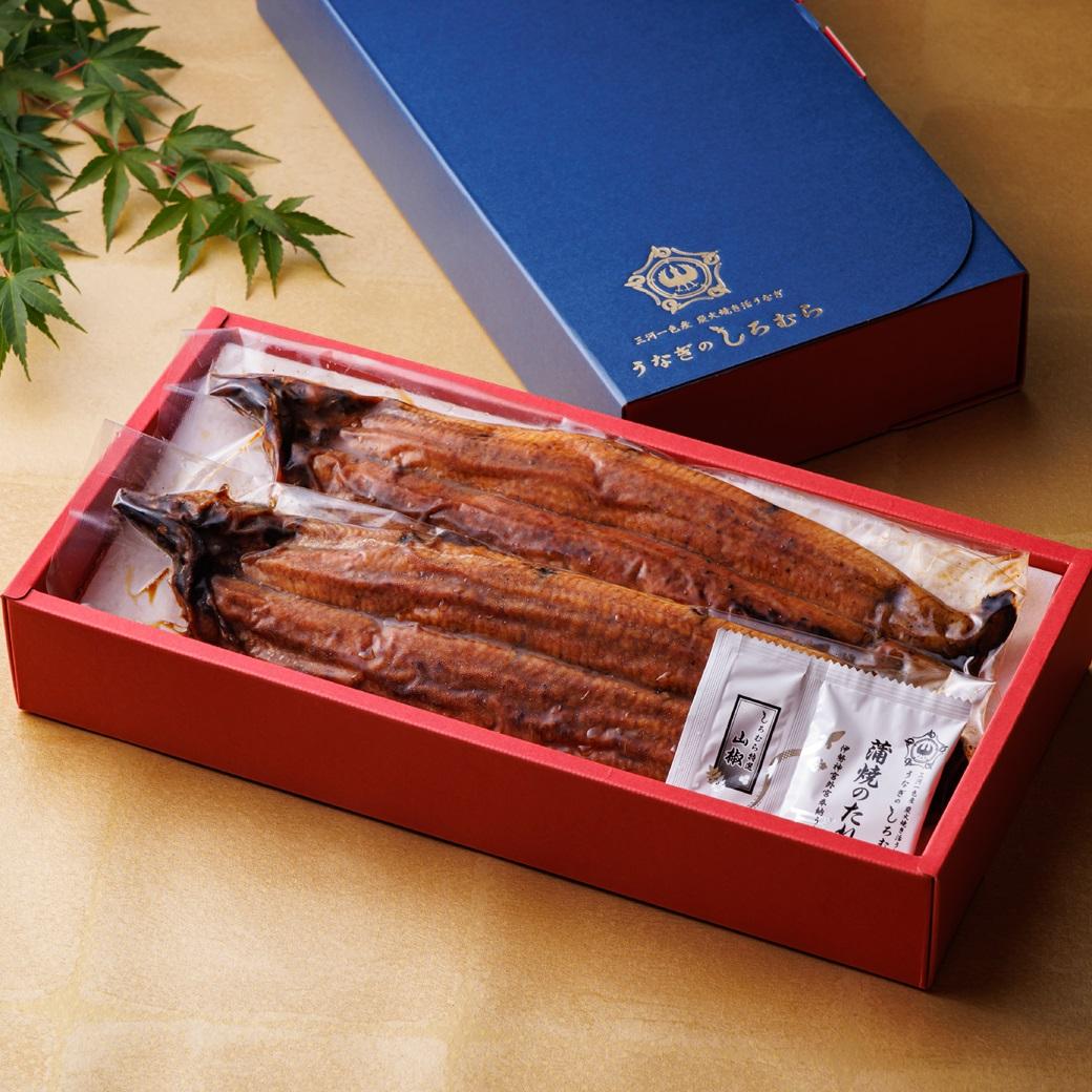 三河一色産手焼き炭火焼き活うなぎ蒲焼き　2尾セット