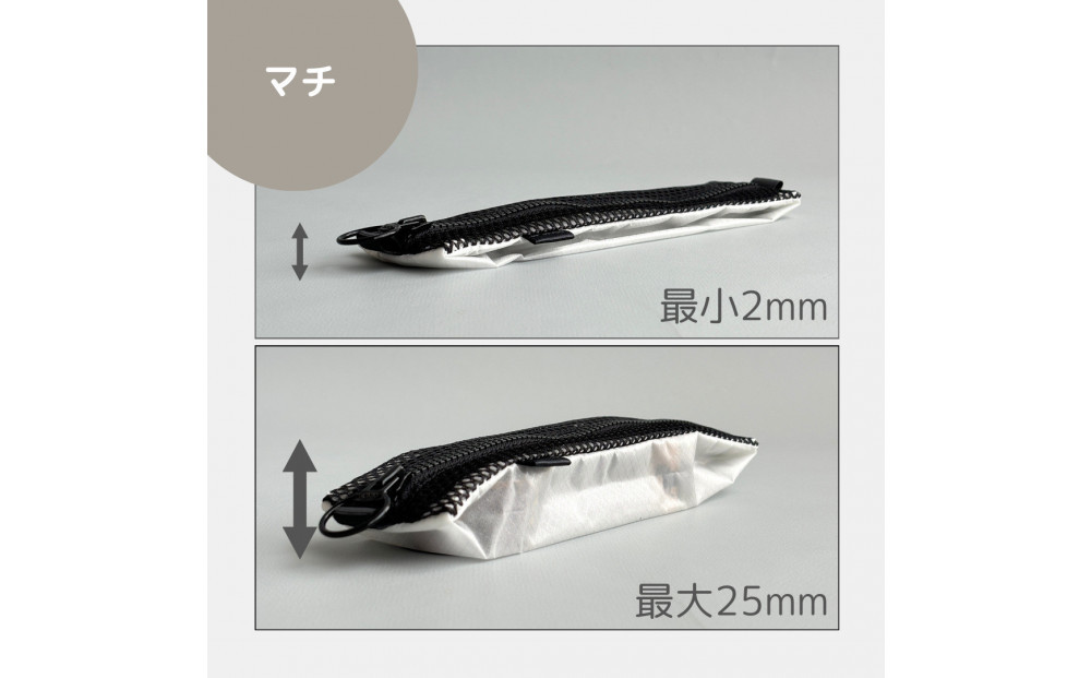 【白】洗えて清潔！メッシュ×ナイロンのハブラシポーチ