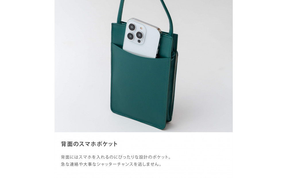 Y-STYLE 魔法の収納スマホショルダー【ライトグレー】