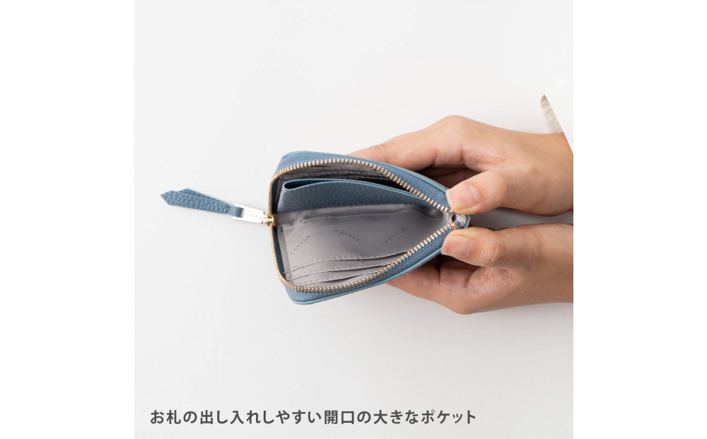 Y-STYLE 魔法の収納 薄型ミニウォレット【グレージュ】