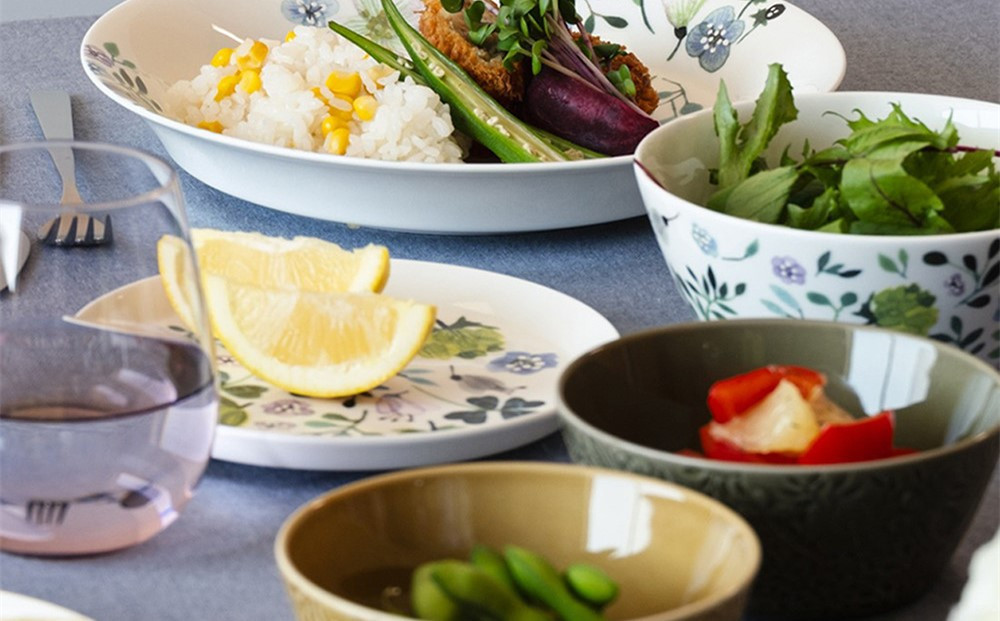 ナルミ アンナエミリア ボウル(クローバーガーデン) 14cm 51854-3555P