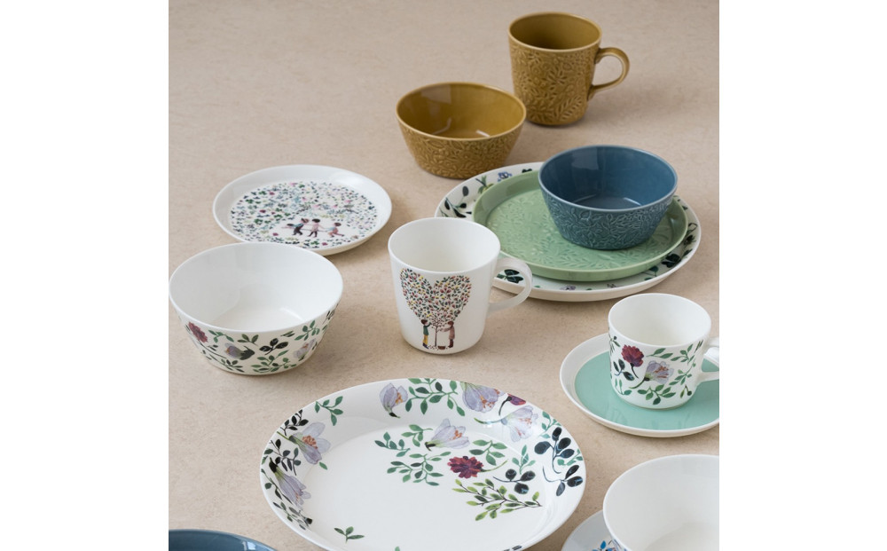 ナルミ アンナエミリア ボウル(グランドマザーズブーケ) 14cm 51857-3555P