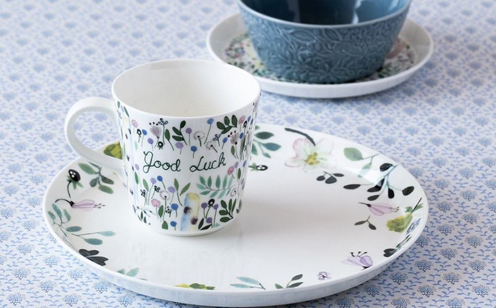 ナルミ アンナエミリア プレート(クローバーガーデン) 24cm 51854-5643P