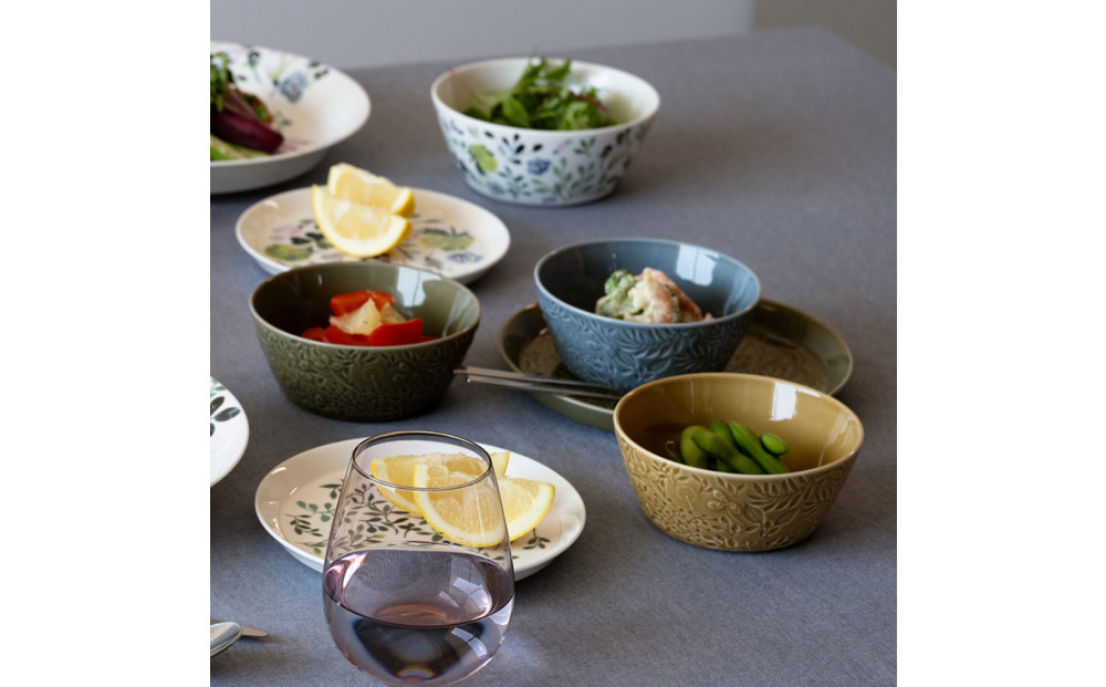 ナルミ アンナ・エミリア ペアプレート&ボウルセット 2人用 41798-33556