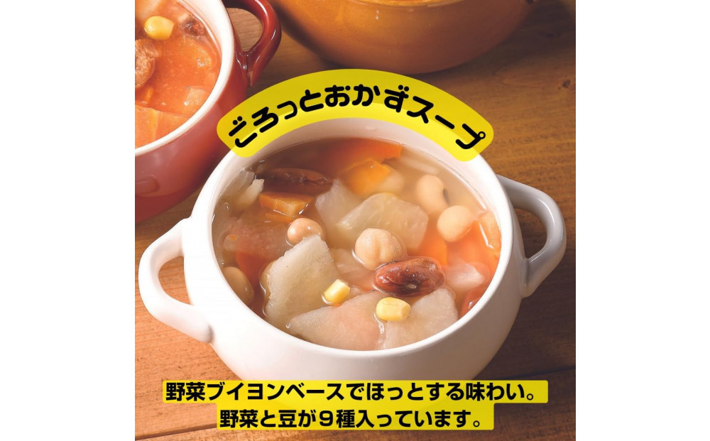 3種のごろっとおかずスープセット　12袋(3種×4袋)　