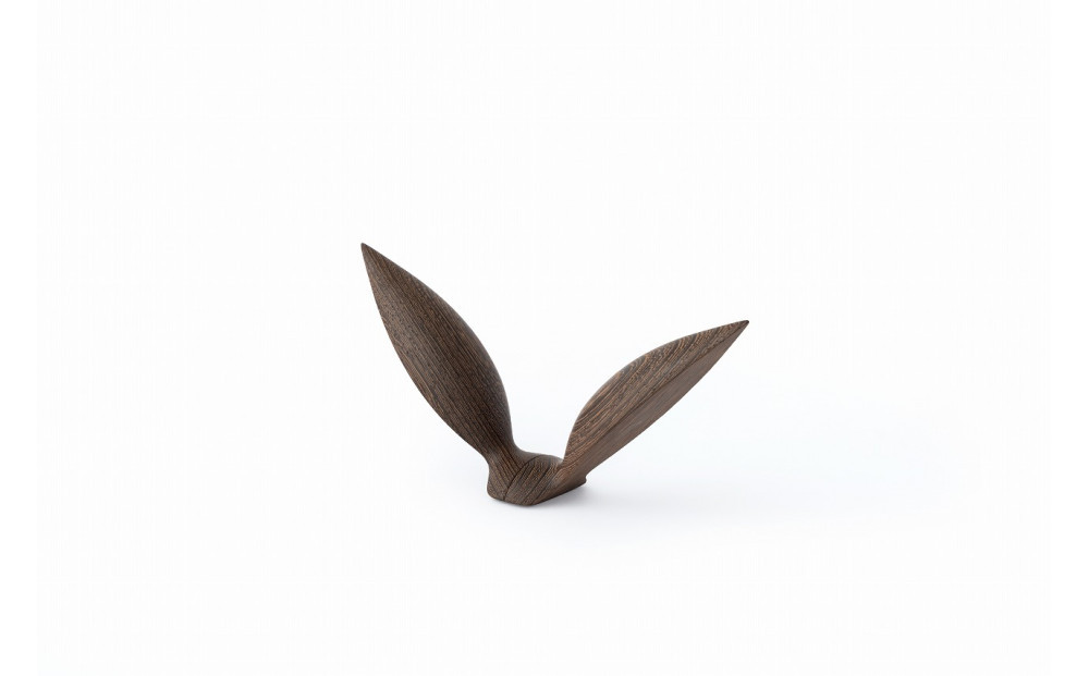 【Tagayasan（タガヤサン）：こげ茶】【銘木再生】幸運を運ぶ木製オブジェliving_bird 鴎