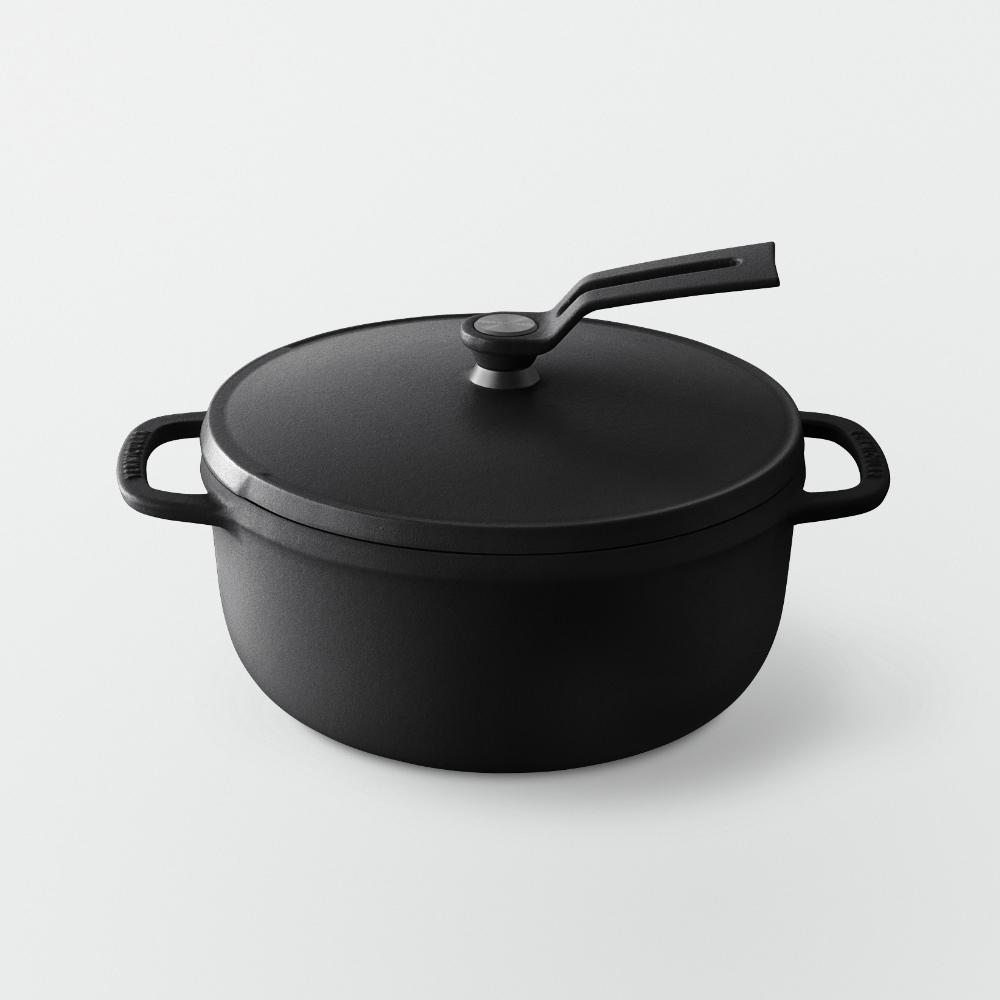 バーミキュラ オーブンポット2 18cm（マットブラック） | 鍋 なべ ホーロー鍋 調理器具 キッチン用品 VERMICULAR ガス火 ガス IH IH対応 エナメル加工 高級感 おしゃれ 無水調理 煮込み 蒸し 焼き 長持ち ギフト プレゼント 人気 おすすめ 送料無料