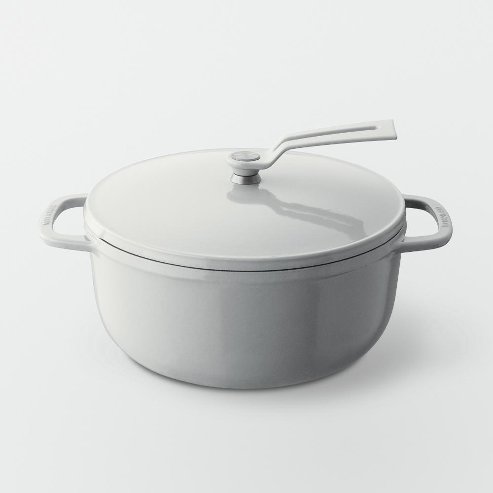 バーミキュラ オーブンポット2 22cm（シーソルトホワイト） | 鍋 なべ ホーロー鍋 調理器具 キッチン用品 VERMICULAR ガス火 ガス IH IH対応 エナメル加工 高級感 おしゃれ 無水調理 煮込み 蒸し 焼き 長持ち ギフト プレゼント 人気 おすすめ 送料無料