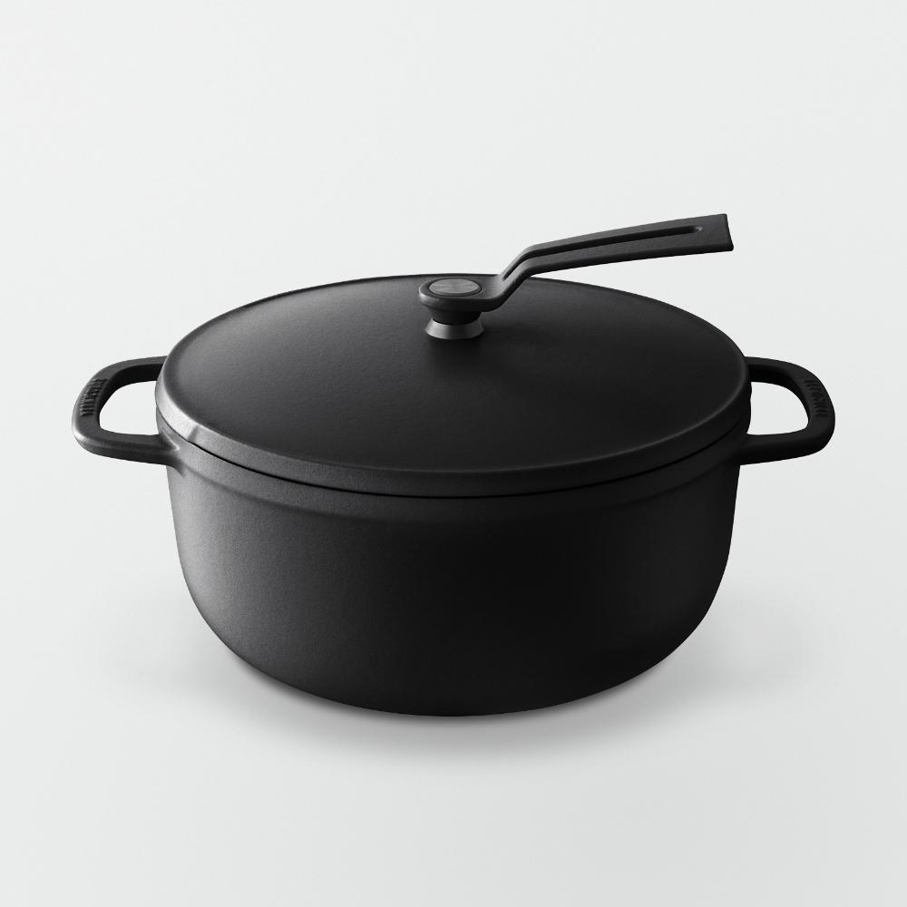 バーミキュラ オーブンポット2 22cm（マットブラック） | 鍋 なべ ホーロー鍋 調理器具 キッチン用品 VERMICULAR ガス火 ガス IH IH対応 エナメル加工 高級感 おしゃれ 無水調理 煮込み 蒸し 焼き 長持ち ギフト プレゼント 人気 おすすめ 送料無料