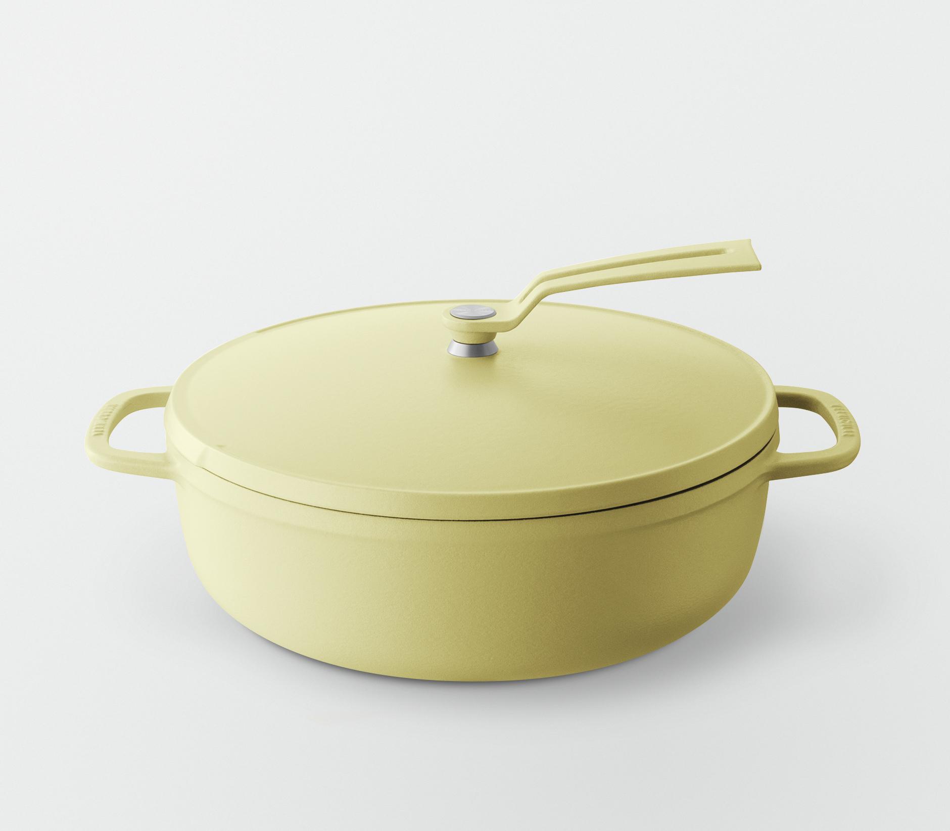 バーミキュラ オーブンポット2 26cm 浅型（マットカモミールイエロー／セルフスタンディングリッド） | 鍋 なべ ホーロー鍋 調理器具 キッチン用品 VERMICULAR ガス火 ガス IH IH対応 エナメル加工 高級感 おしゃれ 無水調理 煮込み 蒸し 焼き 長持ち ギフト プレゼント 人気 おすすめ 送料無料