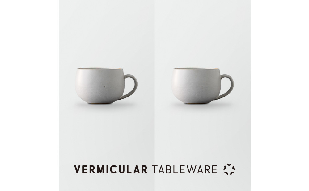 Tableware Coffee Cupペアセット 乳白