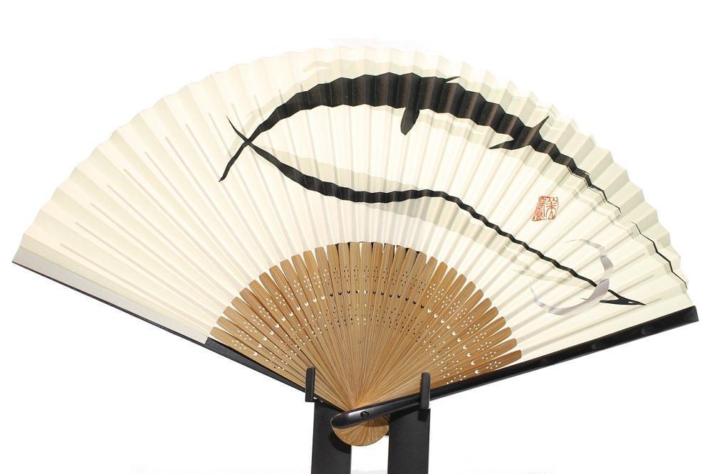 山内美鳳オリジナル名古屋扇子「月」