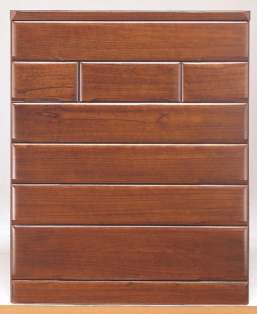 本格収納タンス 【105巾6段】 桐子 356重ね整理 ライト