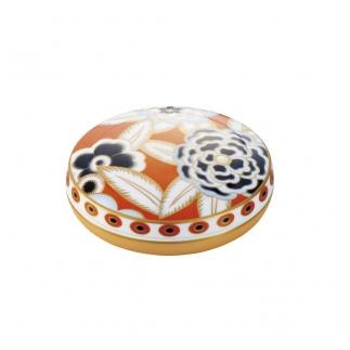 ノリタケ 「オマージュコレクション」 蓋物 ”デコフラワー”