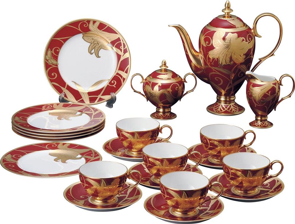 花金彩百合/23PC ティーセット　4697-1J/T23