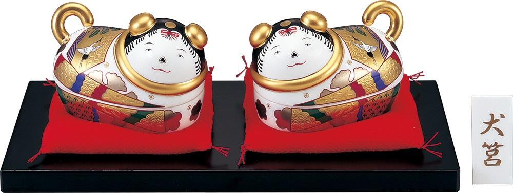 蓋物 犬箱　AC146/K102