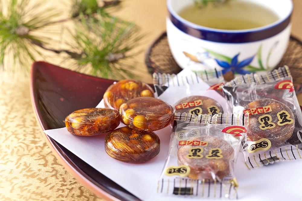 金扇　容器入り黒豆　100個入り×2セット