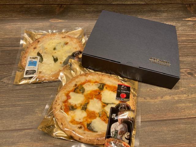 世界チャンピオンのお店　100％手焼き 冷凍ナポリピッツァ　2枚セット