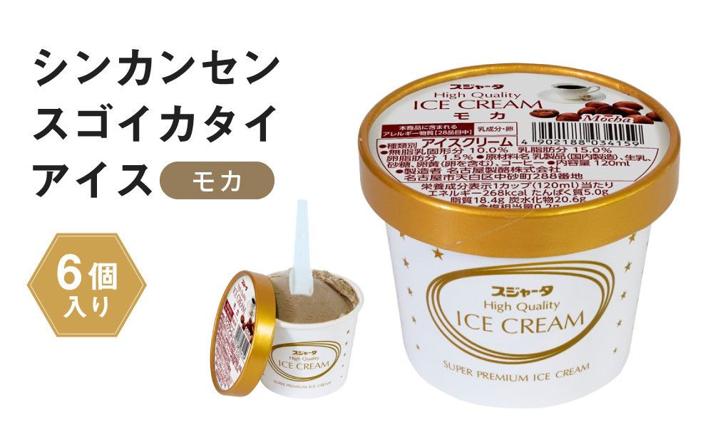 アイス モカ 6個 シンカンセンスゴイカタイアイス