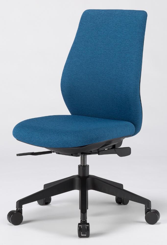 タスクチェア　レクチェ　ハイバック 肘なし【カラー：ブルー】