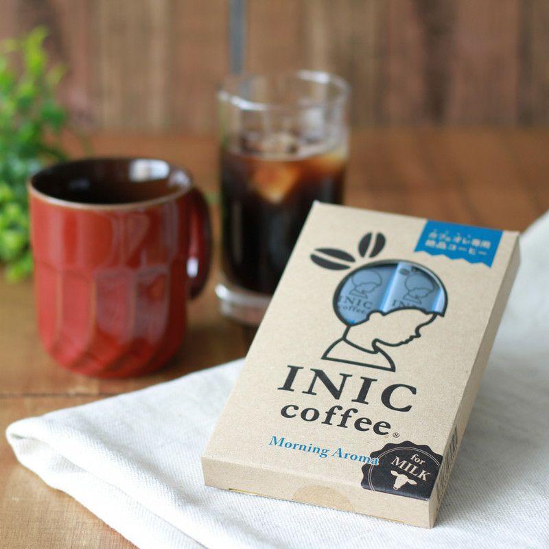 カフェオレ スティック INIC coffee モーニングアロマ 12本 粉末 スティックコーヒー 極上 本格的 持ち運び オフィス 個包装 砂糖不使用 イニック インスタントを超える味