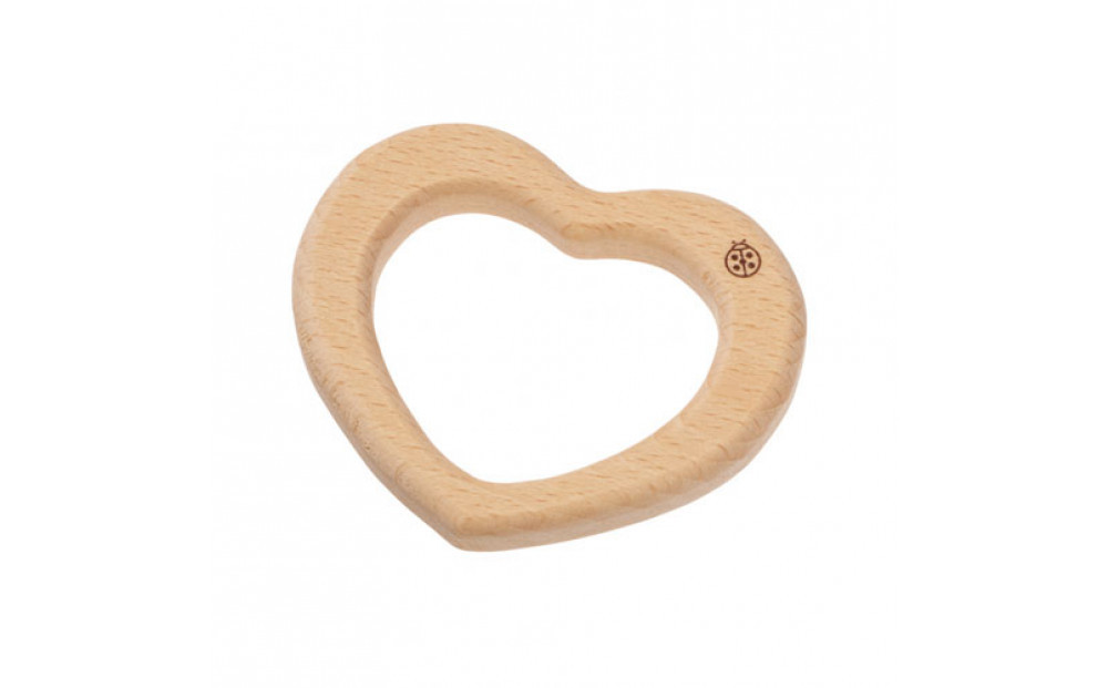 木のおもちゃ ＭＯＣＣＯ　森のベビートイ　らぶ　木製玩具 対象年齢6ヶ月から