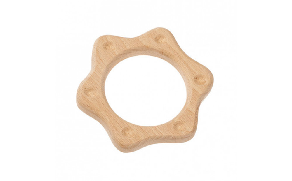 木のおもちゃ ＭＯＣＣＯ　森のベビートイ　ほし　木製玩具 対象年齢6ヶ月から