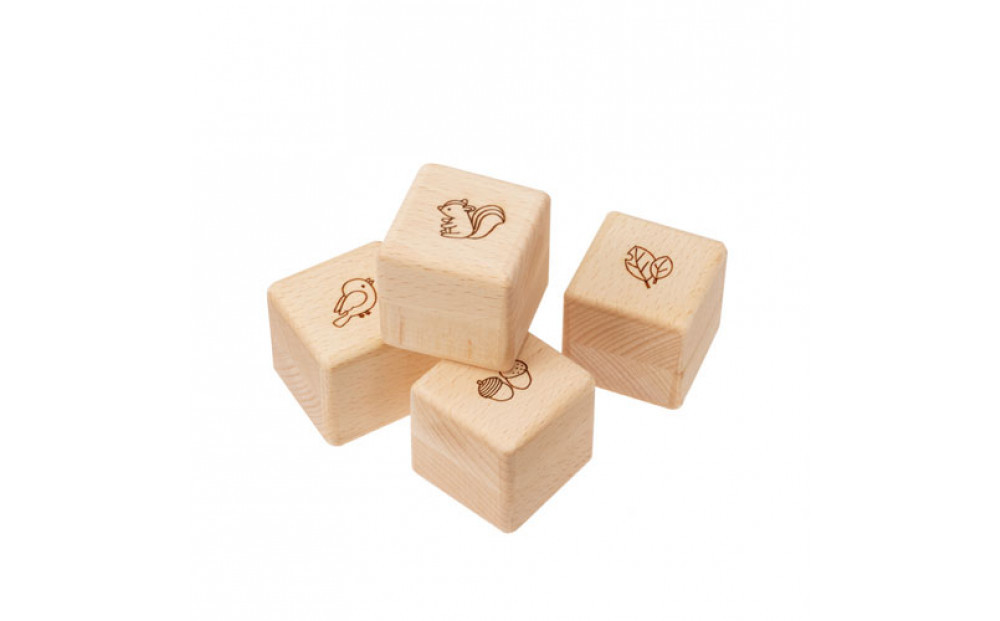 木のおもちゃ ＭＯＣＣＯ　森の音入りキューブ BA-50 木製玩具 木のおもちゃ 対象年齢6ヶ月から