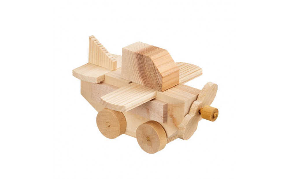ＭＯＣＣＯ　木の工作キット＜飛行機＞木製玩具  木のおもちゃ 対象年齢６歳から